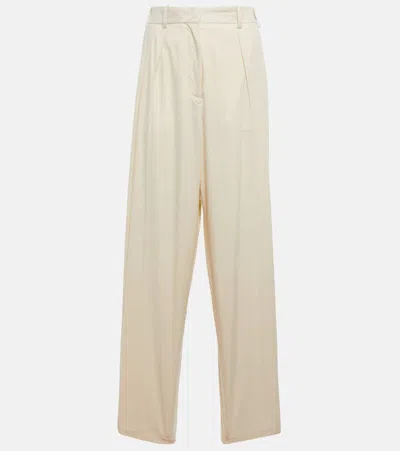 Joseph High-rise-hose Buckley Aus Baumwolle In Maplewood