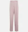 Joseph Fluid Wool Viscose Buckley Trousers – Shorter Length In Sweet Pea