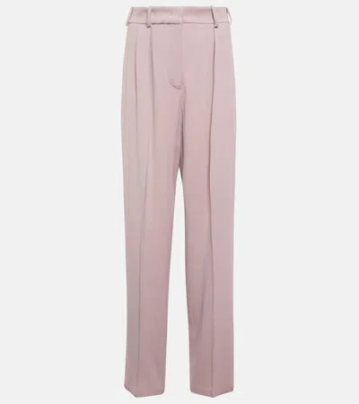 Joseph Fluid Wool Viscose Buckley Trousers – Shorter Length In Sweet Pea