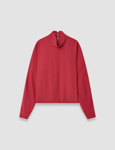 Joseph Buick Crepe Blouse In Pink