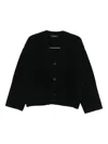 Joseph Soft Wool Cardigan In Black