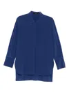 Joseph Button-down Silk Shirt In Blue