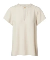 Joseph Button Front Top In White