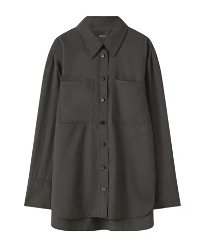 Joseph Button-up Shirt In Black