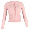 Joseph Buttoned Cardigan In Pink Cashmere In Pink