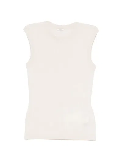Joseph Calife Ribbed Sleeveless Top In Neutral