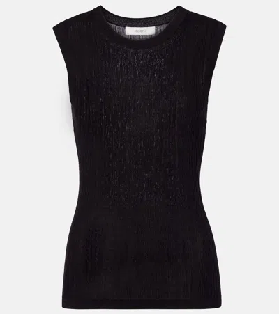 Joseph Calife Silk And Cotton Tank Top In Black