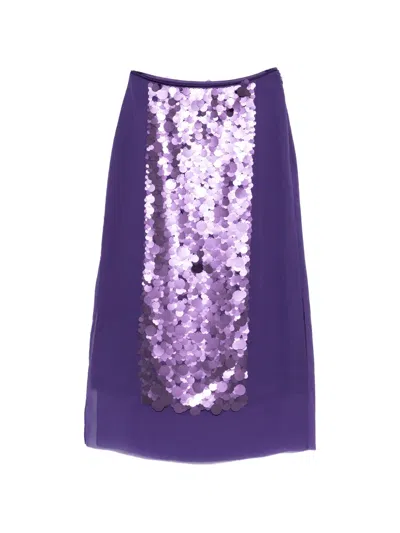 Joseph Cambo Violet Skirt In Purple