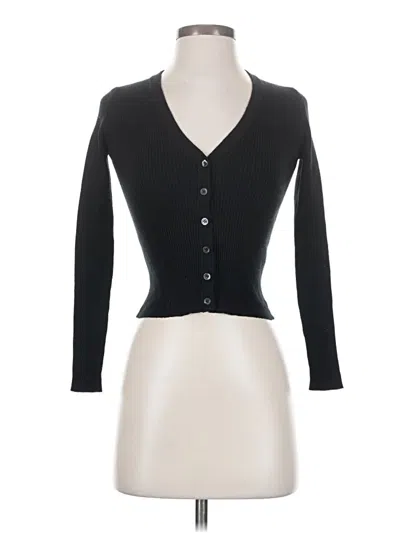 Pre-owned Joseph Cardigan Sweater In Black