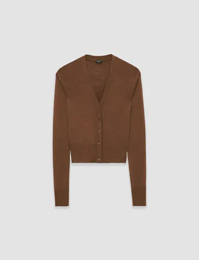 Joseph Cashair Cardigan In Arabica