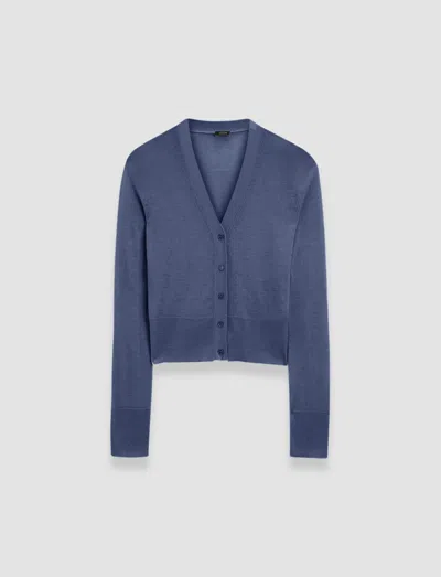 Joseph Cashair Cardigan In Harbour