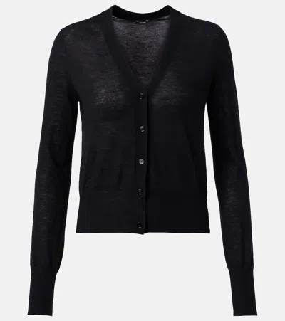 Joseph Cashair Cashmere Cardigan In Black
