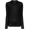 Joseph Cashair Regular-fit Cashmere-knit Jumper In Black