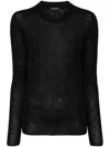 Joseph Cashair Regular-fit Cashmere-knit Jumper In Black