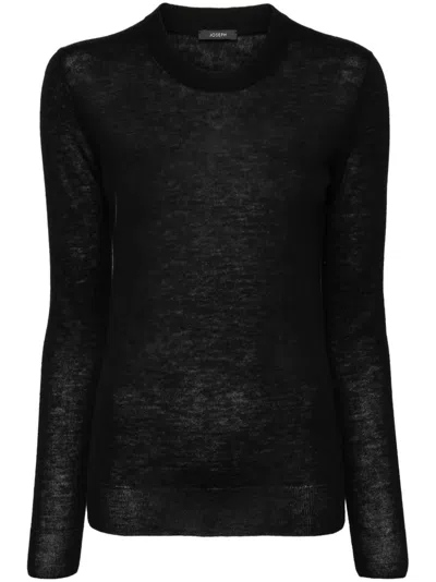 Joseph Cashair Cashmere Jumper In Black