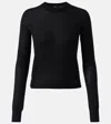 Joseph Cashair Cashmere Sweater In Black