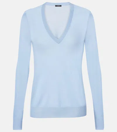 Joseph Pullover Cashair Aus Kaschmir In Blau