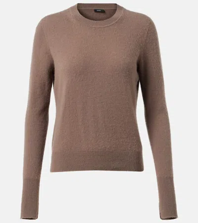 Joseph Cashair Cashmere Sweater In Brown