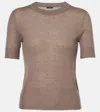 Joseph Cashair Cashmere Top In Beige