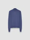 Joseph Womens Cashair High-neck Cashmere Jumper Harbour In Blue