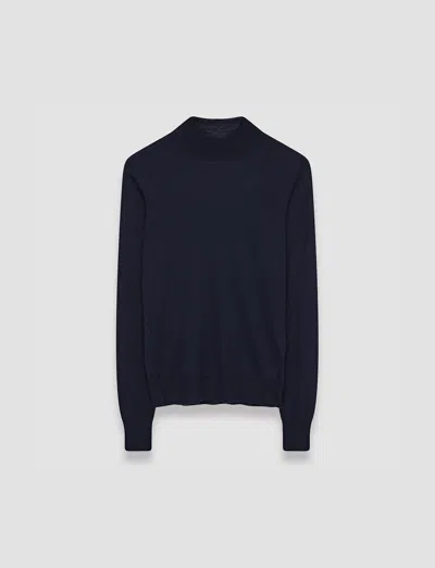 Joseph Cashair High Neck Jumper In Blue