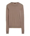 Joseph Womens Escargot Cashair Round-neck Cashmere Jumper In Brown