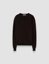 Joseph Cashair Round Neck Jumper In Brown