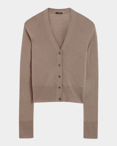 JOSEPH CASHAIR SEMI-SHEER CASHMERE CARDIGAN