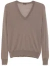 Joseph Cashair Sweater In Brown