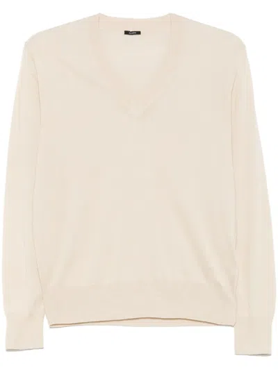 Joseph Cashair Sweater In White