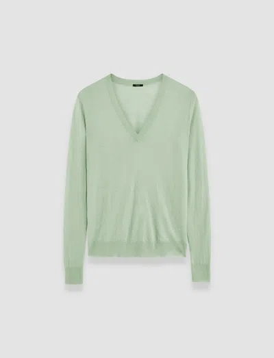 JOSEPH CASHAIR V NECK JUMPER