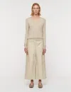 Joseph Cashair V Neck Jumper In Neutral