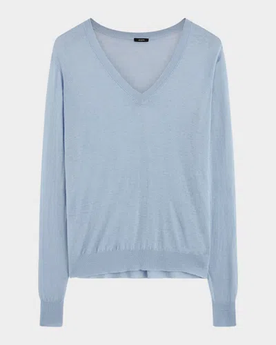 JOSEPH CASHAIR V-NECK SWEATER