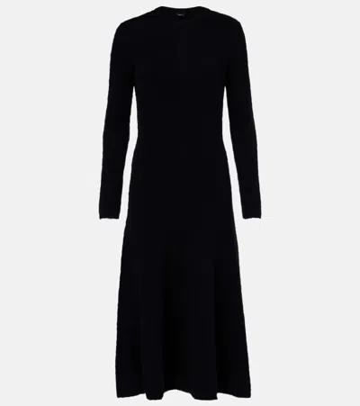 Joseph Cashmere-blend Sweater Dress In Black
