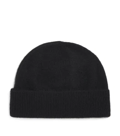 Joseph Cashmere Brushed Beanie In Black