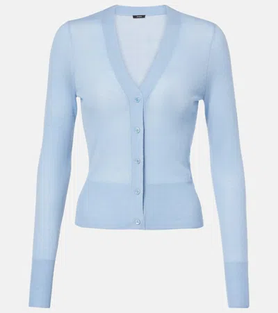 Joseph Cashmere Cardigan In Blue