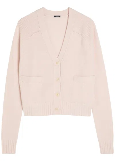 Joseph Cashmere Cardigan In Pink