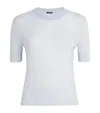 Joseph Cashmere Cashair T-shirt In Blue