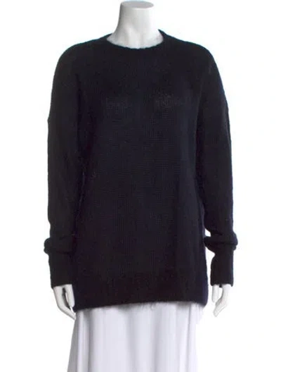 Pre-owned Joseph Cashmere Crew Neck Sweater In Blue