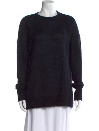 Pre-owned Joseph Cashmere Crew Neck Sweater In Blue