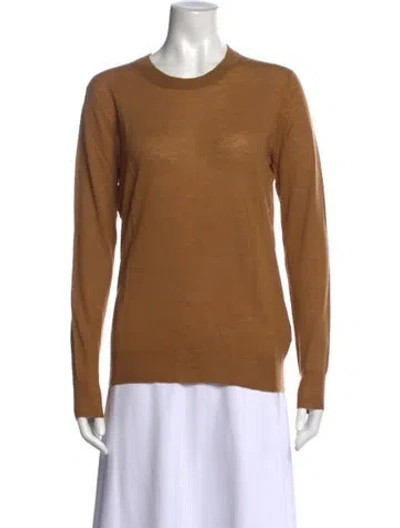 Pre-owned Joseph Cashmere Crew Neck Sweater In Brown