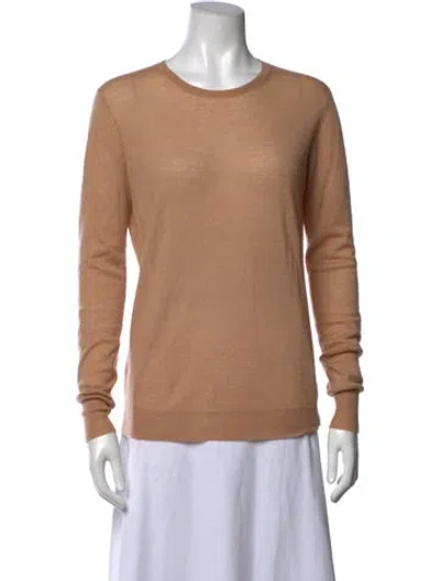 Pre-owned Joseph Cashmere Crew Neck Sweater In Brown