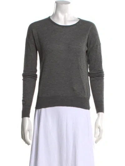 Pre-owned Joseph Cashmere Crew Neck Sweater In Grey