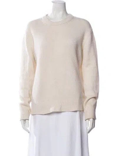 Pre-owned Joseph Cashmere Crew Neck Sweater In Neutral