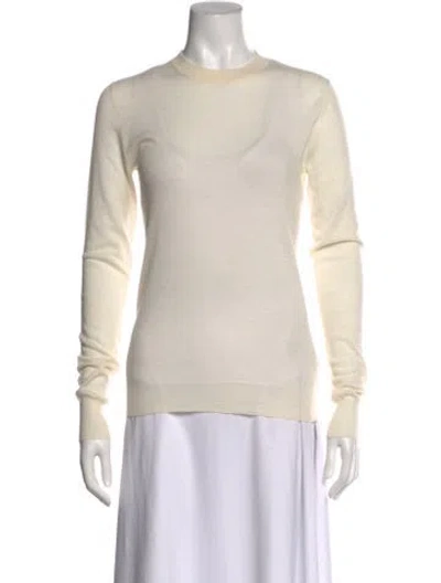 Pre-owned Joseph Cashmere Crew Neck Sweater In Neutral
