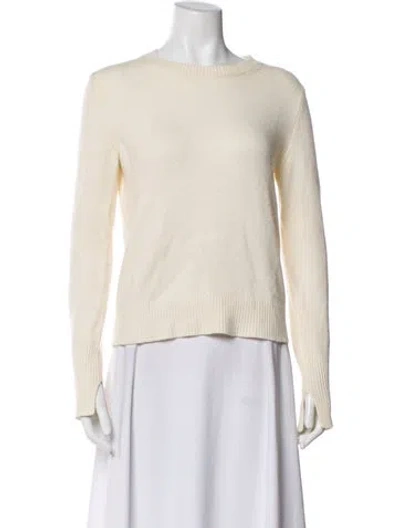 Pre-owned Joseph Cashmere Crew Neck Sweater In Neutral
