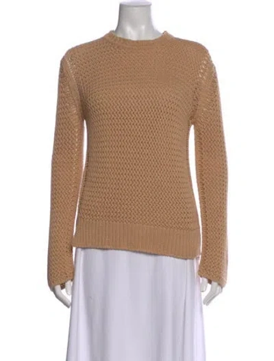 Pre-owned Joseph Cashmere Crew Neck Sweater In Neutral