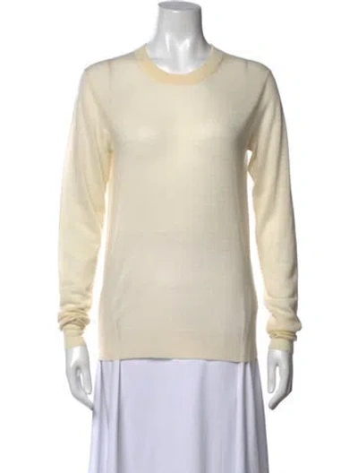 Pre-owned Joseph Cashmere Crew Neck Sweater In Neutrals
