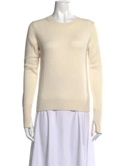 Pre-owned Joseph Cashmere Crew Neck Sweater In Neutrals
