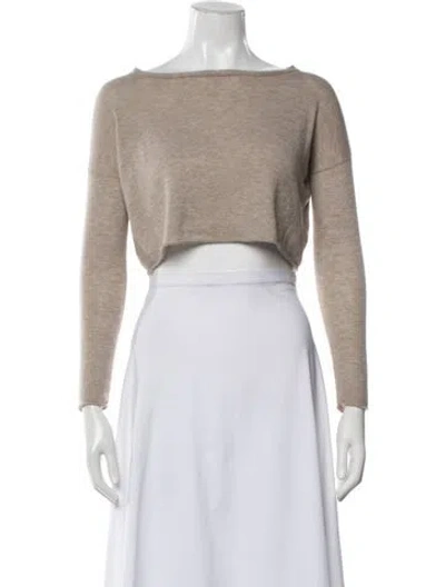 Pre-owned Joseph Cashmere Crew Neck Sweater In Neutrals
